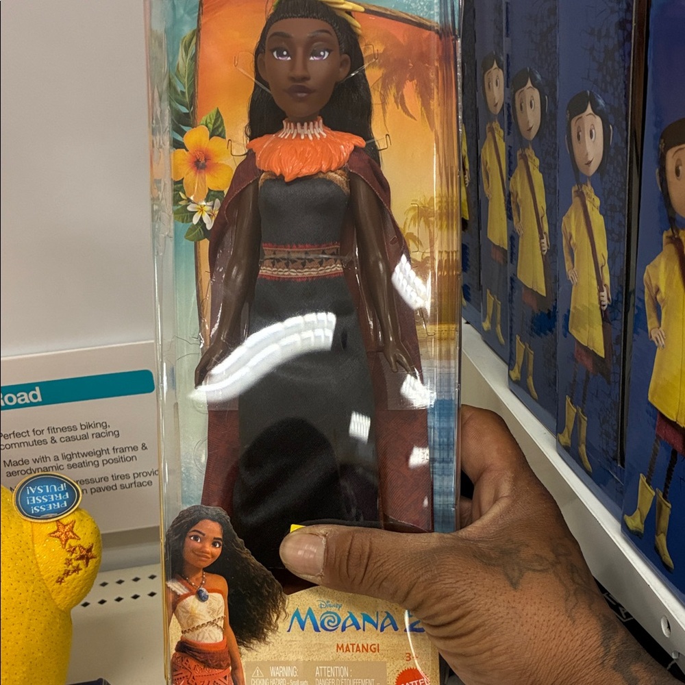 Mattel Moana Doll - Black and Orange Dress